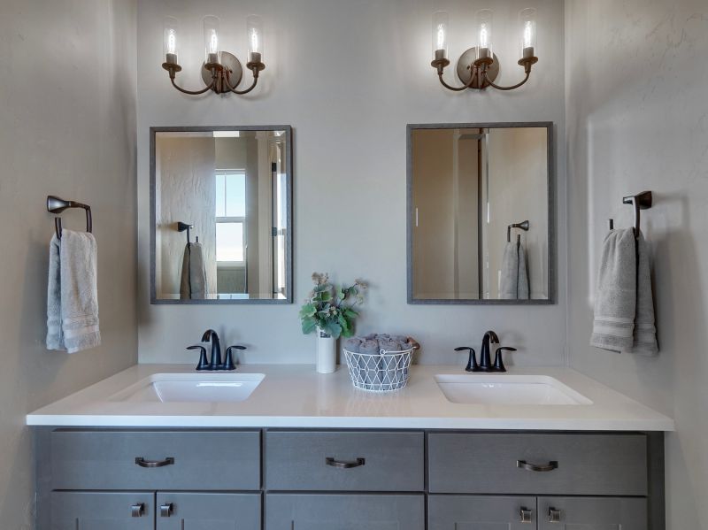 Stylish Vanity and Lighting